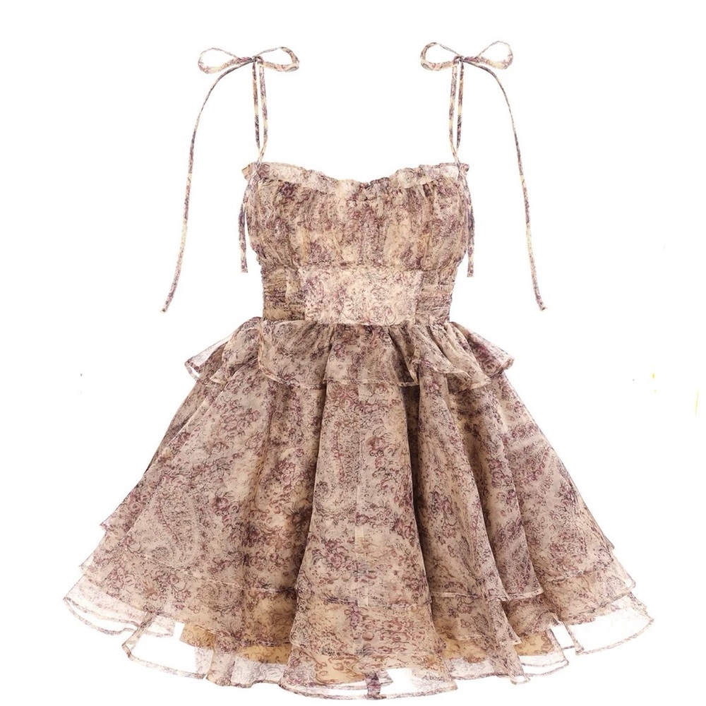 Selkie Shakespeare dress in the woods